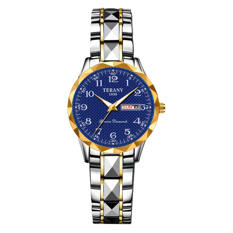 Rectangular Digital Dial Alloy Watch with Women's Strap